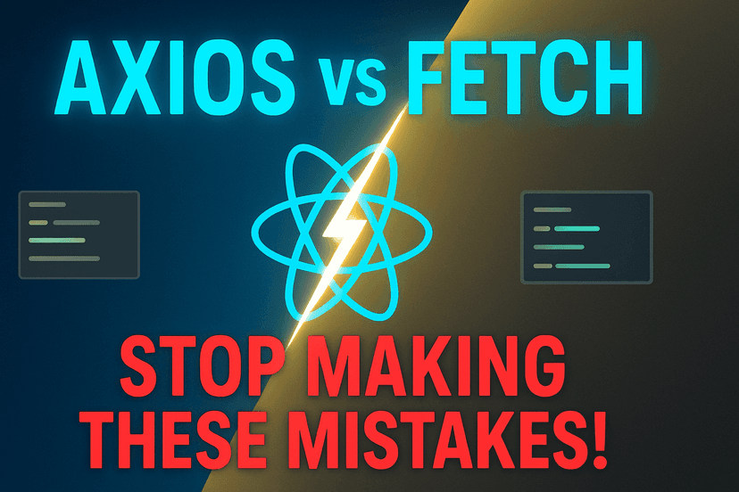 Fetch API vs Axios in React — Practical Guide